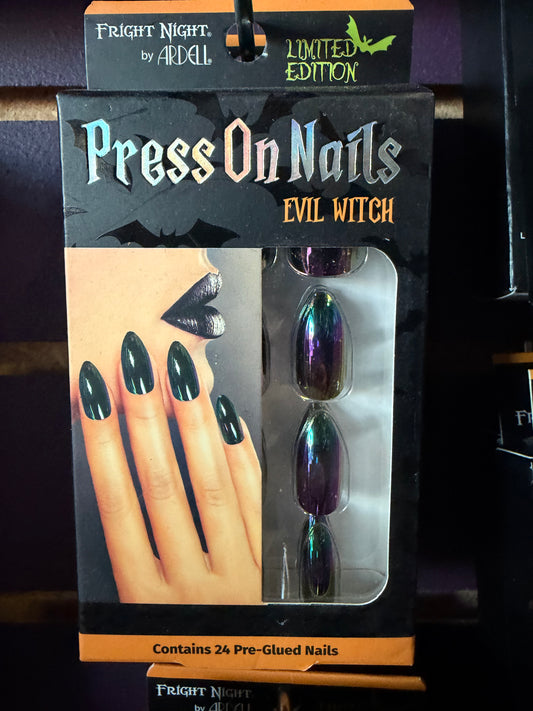 Evil Witch Press On Nails- Fright Night