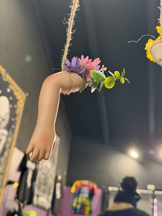 Morbid Queeriosities- Baby Arm Faux Planter Wall Art- 6- #750