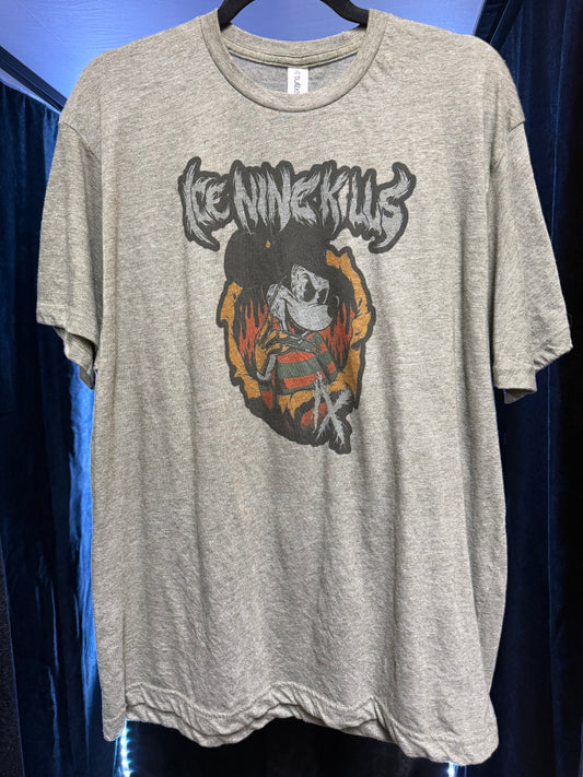 Ice Nine Kills- Freddy Mickey - Heather Green Tee