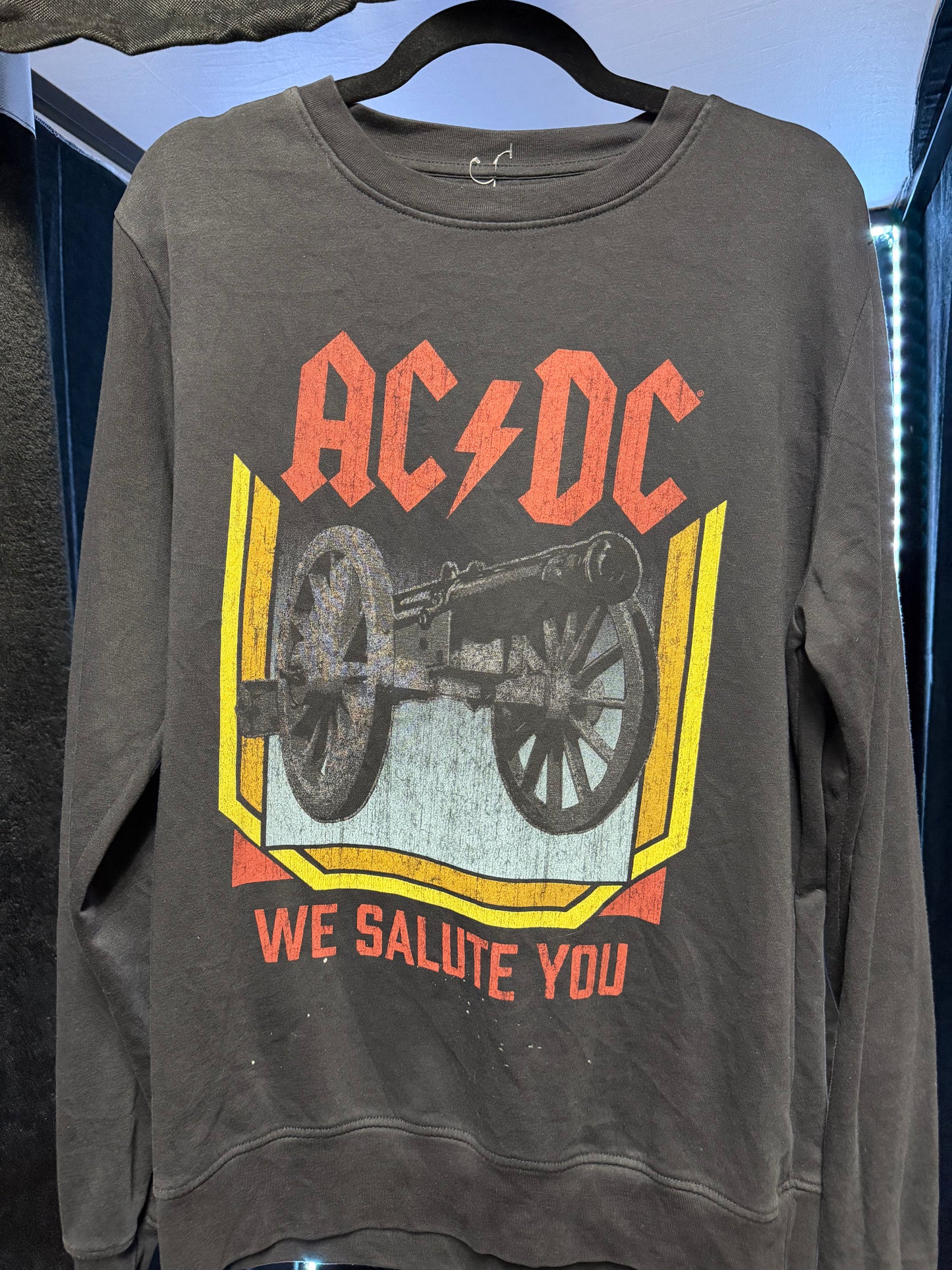 AC1/DC- We Salute You Crewneck- Size Small