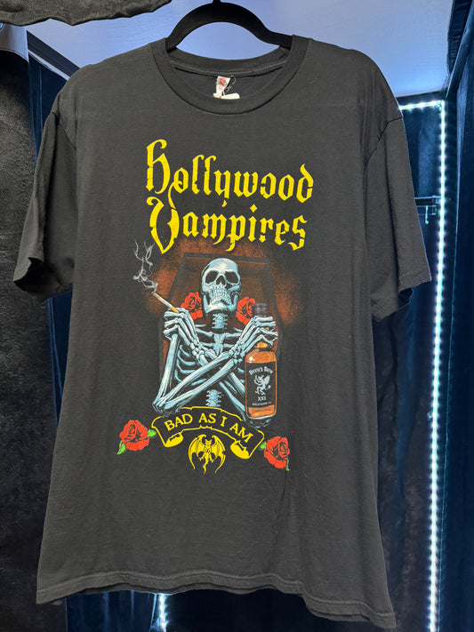 Hollywood Vampires- Bad As I Am Shirt- Large
