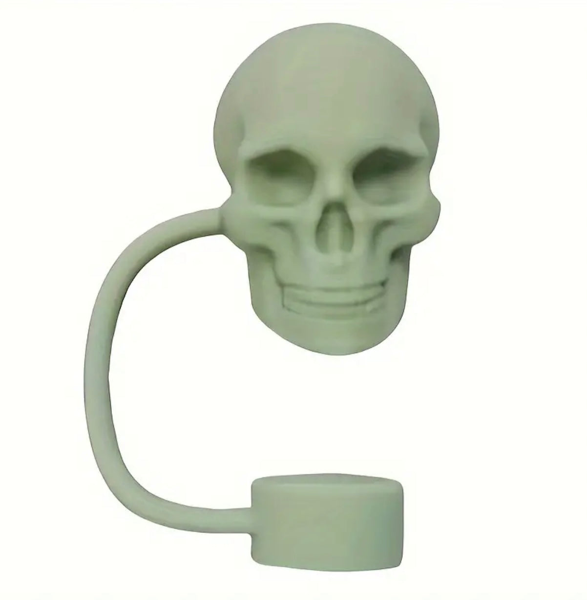 Silicone Skull Straw Toppers