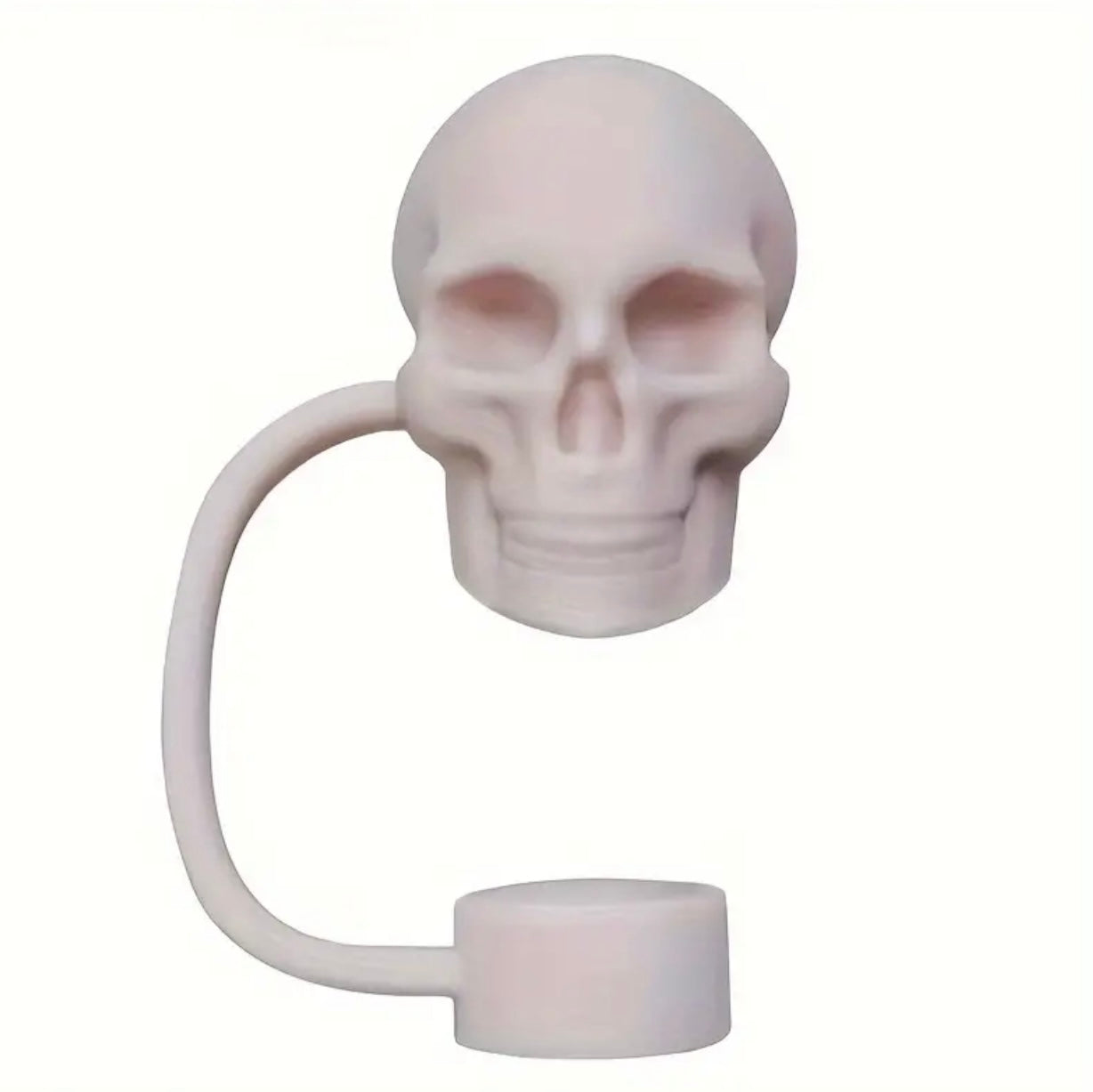 Silicone Skull Straw Toppers