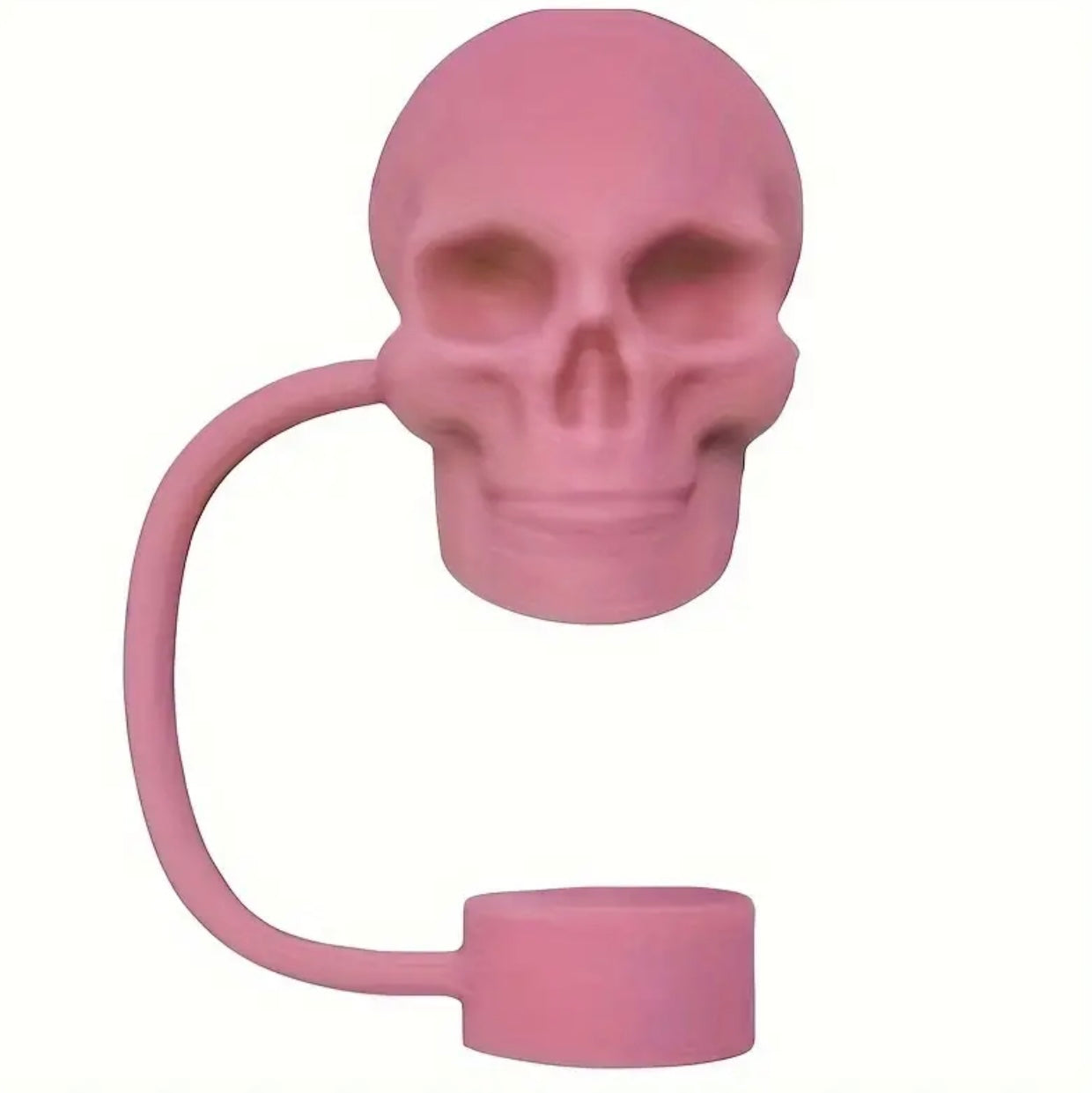 Silicone Skull Straw Toppers