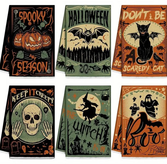 Spooky Hand Towels
