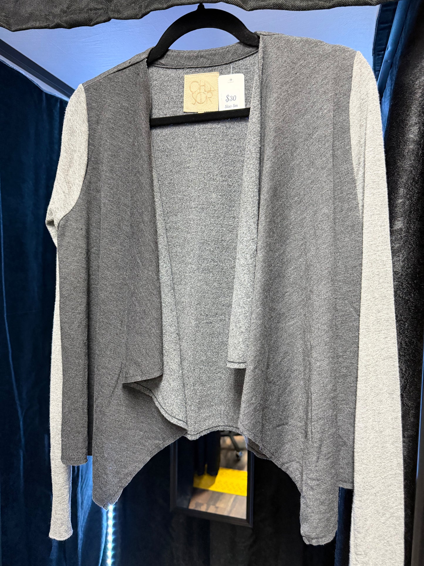 Chasor Open Front Waterfall Cardigan- Size Small