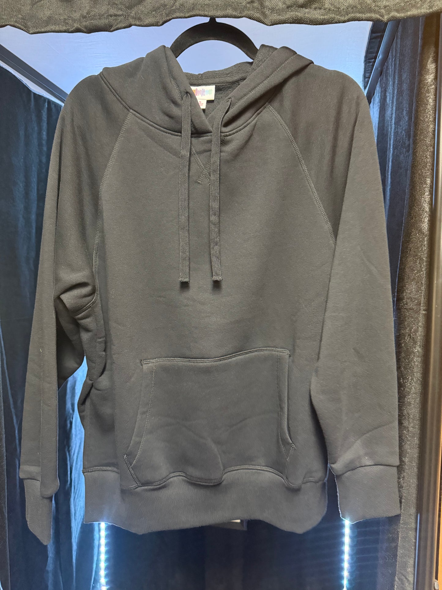 Lularoe Lexi- Small- Black Hoodie