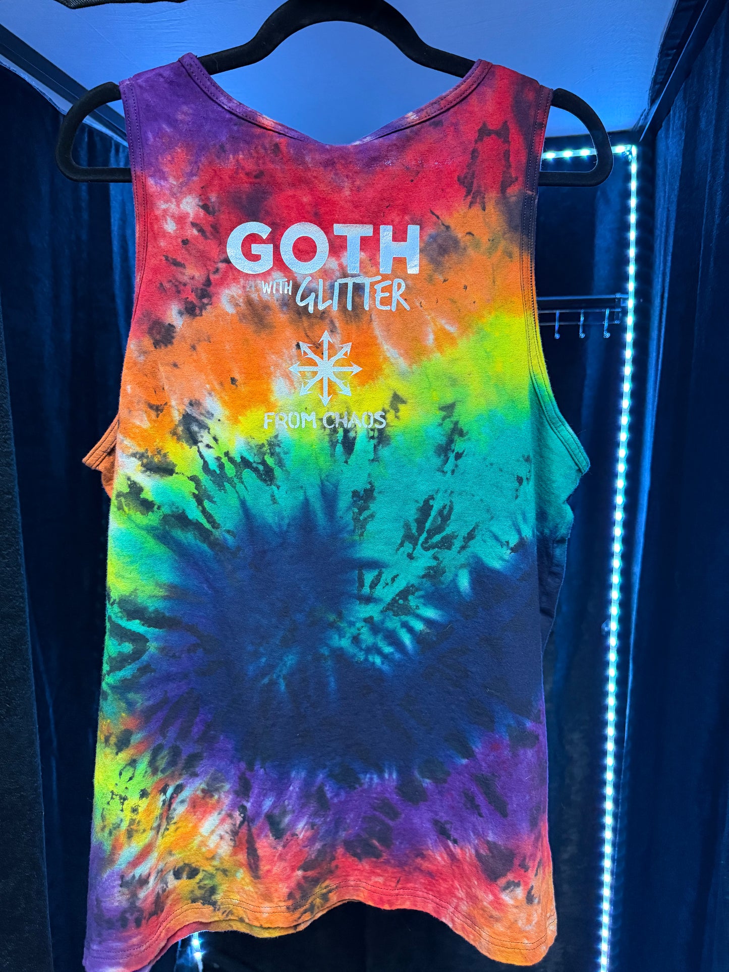 Love Is Love Tie Dye Tank- Size L