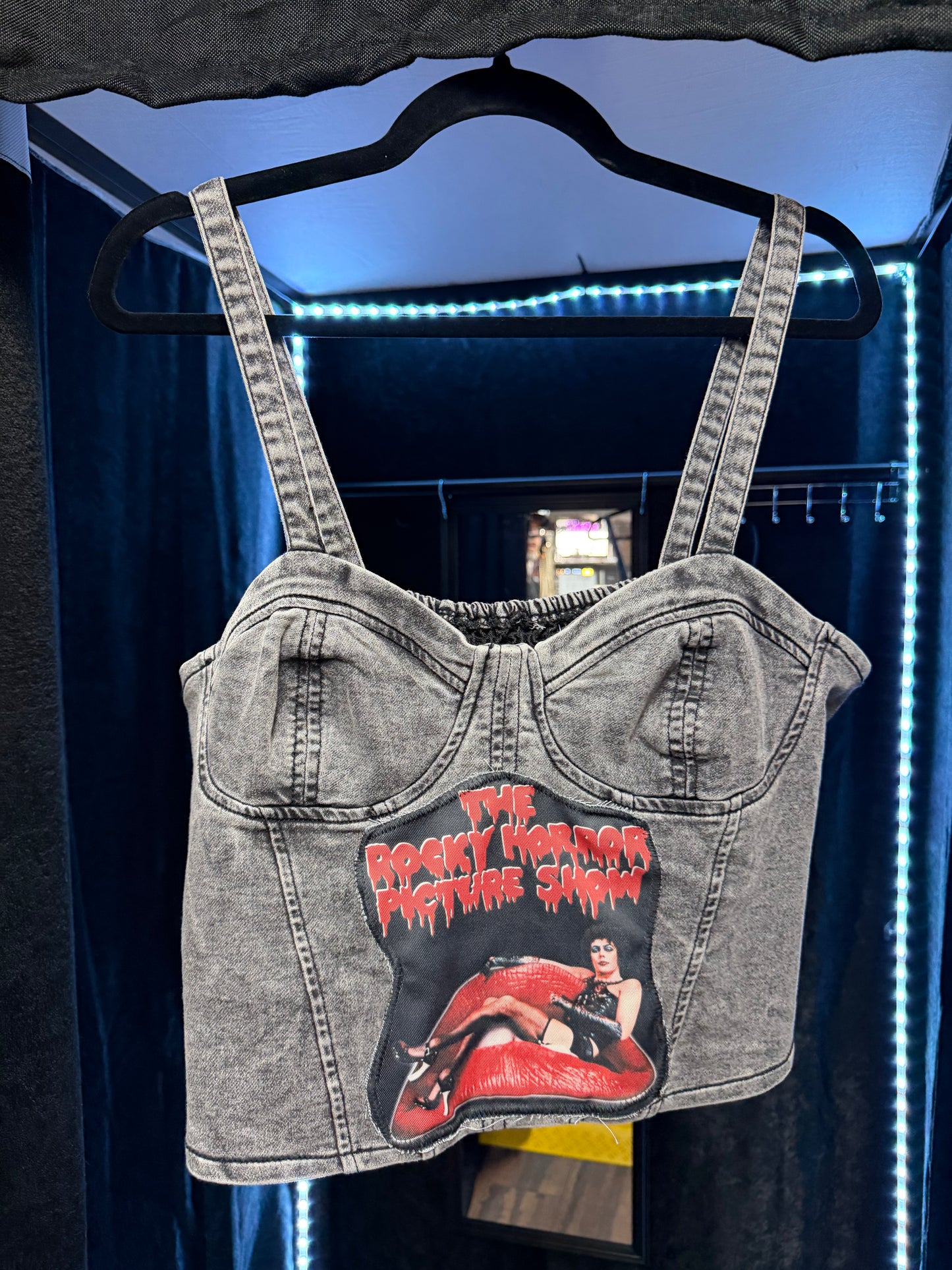 Handmade- Rocky Horror Picture Show Crop - Size XL