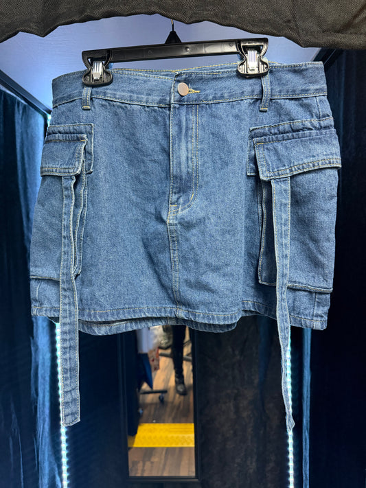 Jean Skirt- Size Large