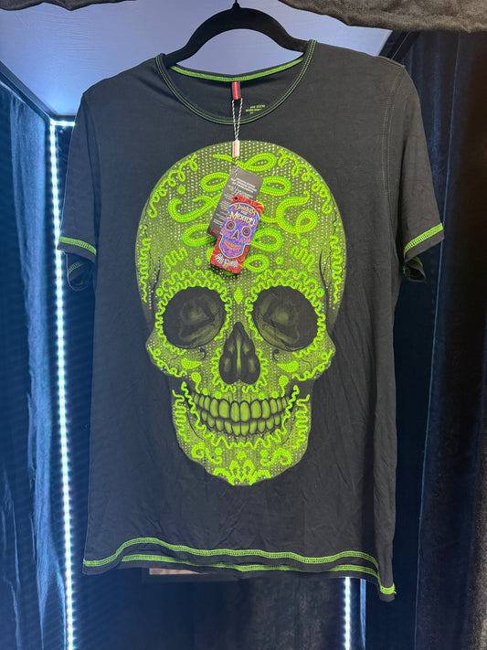 Ay Guey! Sugar Skull Shirt- Size Medium