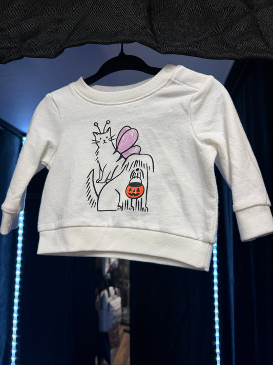 Cat & Jack Animal Sweatshirt- Size 0-3 months- #LILBAT750