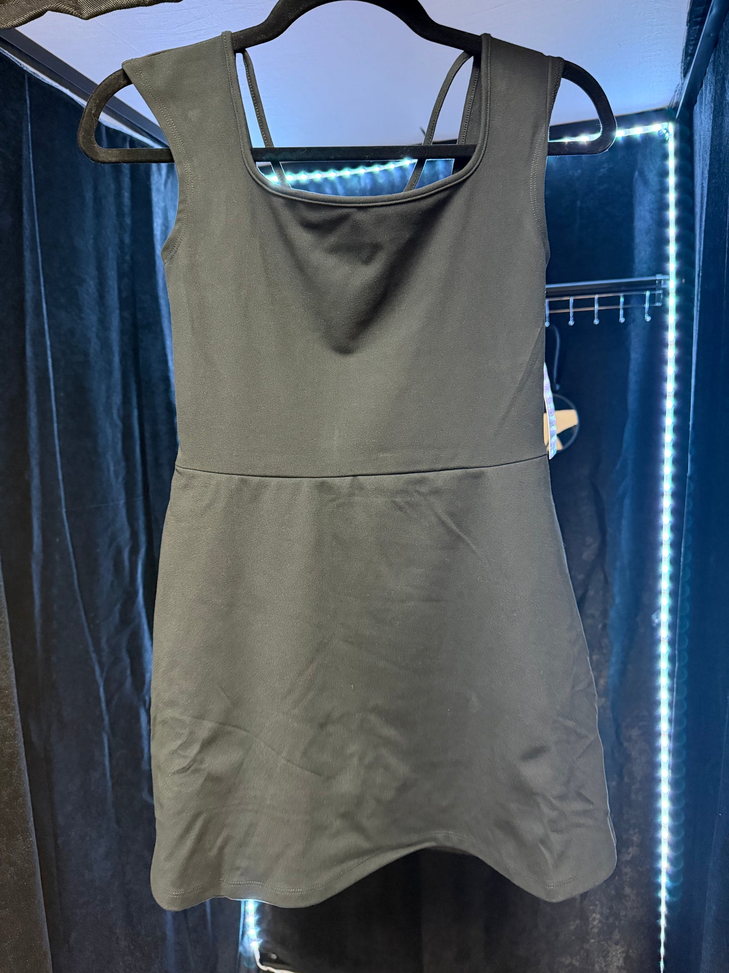 Wild Fable- Gothic Simple Short Black Dress