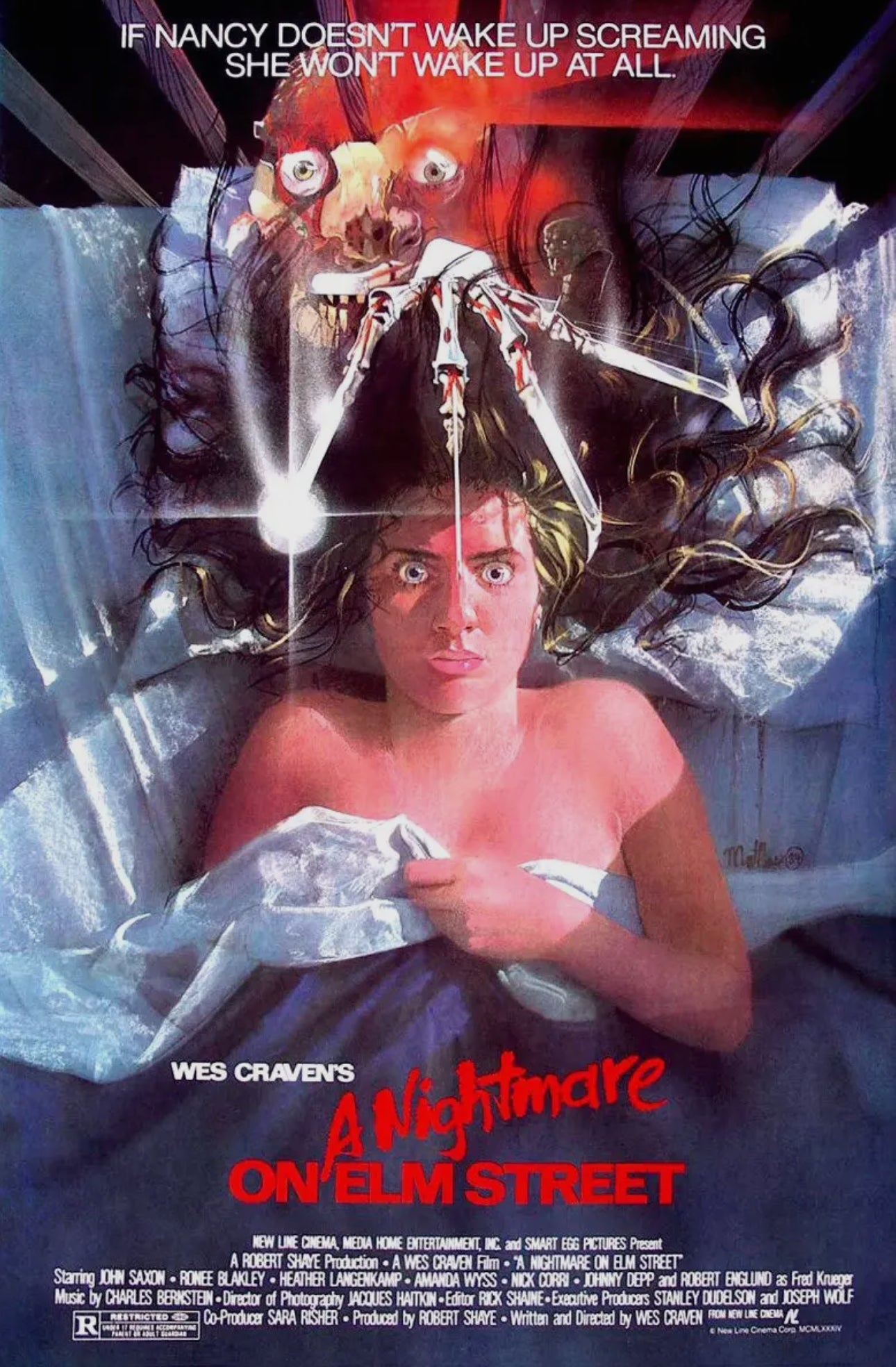 24" x 36" A  Nightmare On Elm Street Horror Poster