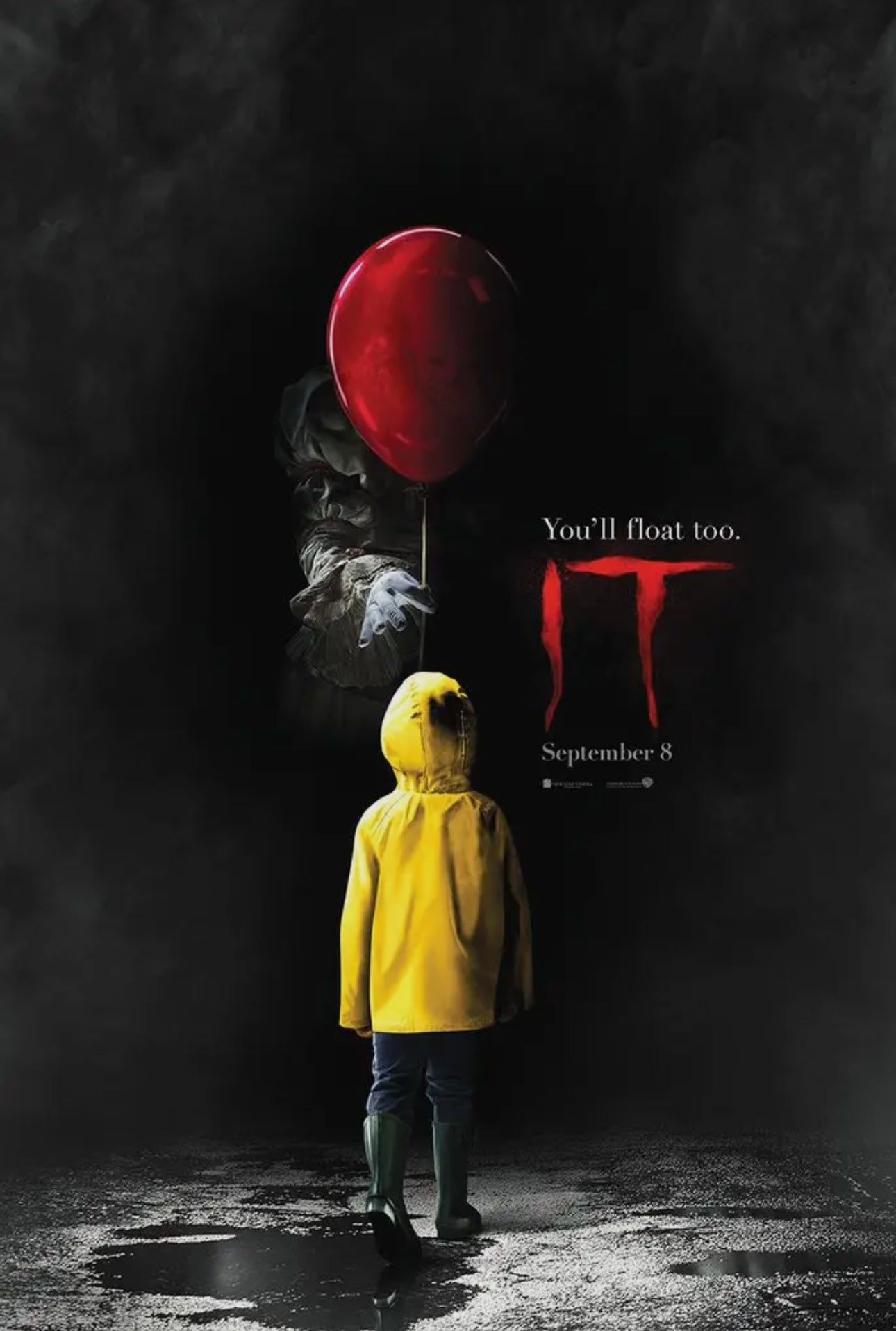 24" x 36" "It" Balloon Horror Movie Poster