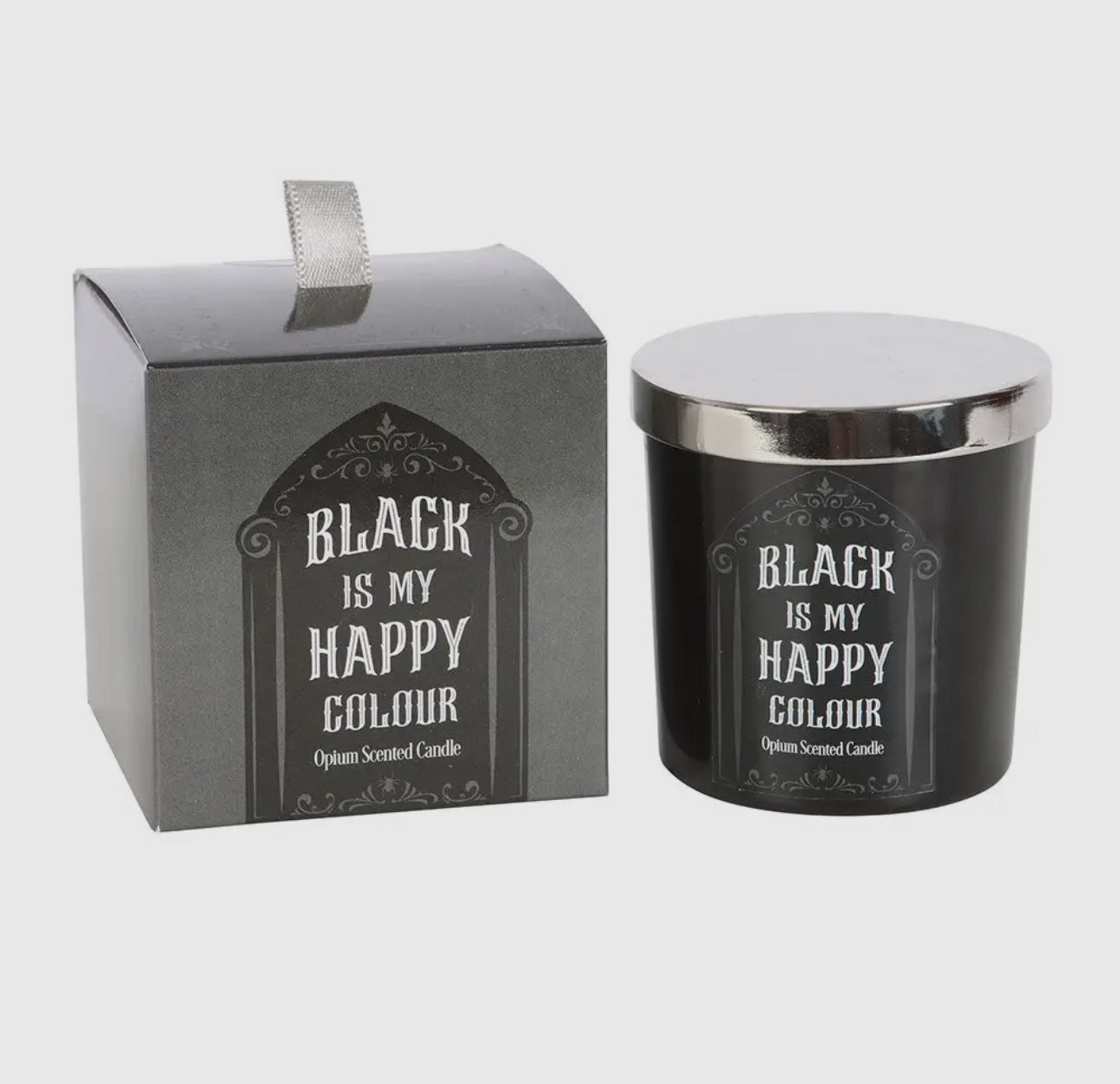 Gothic Black is My Happy Colour Opium Candles