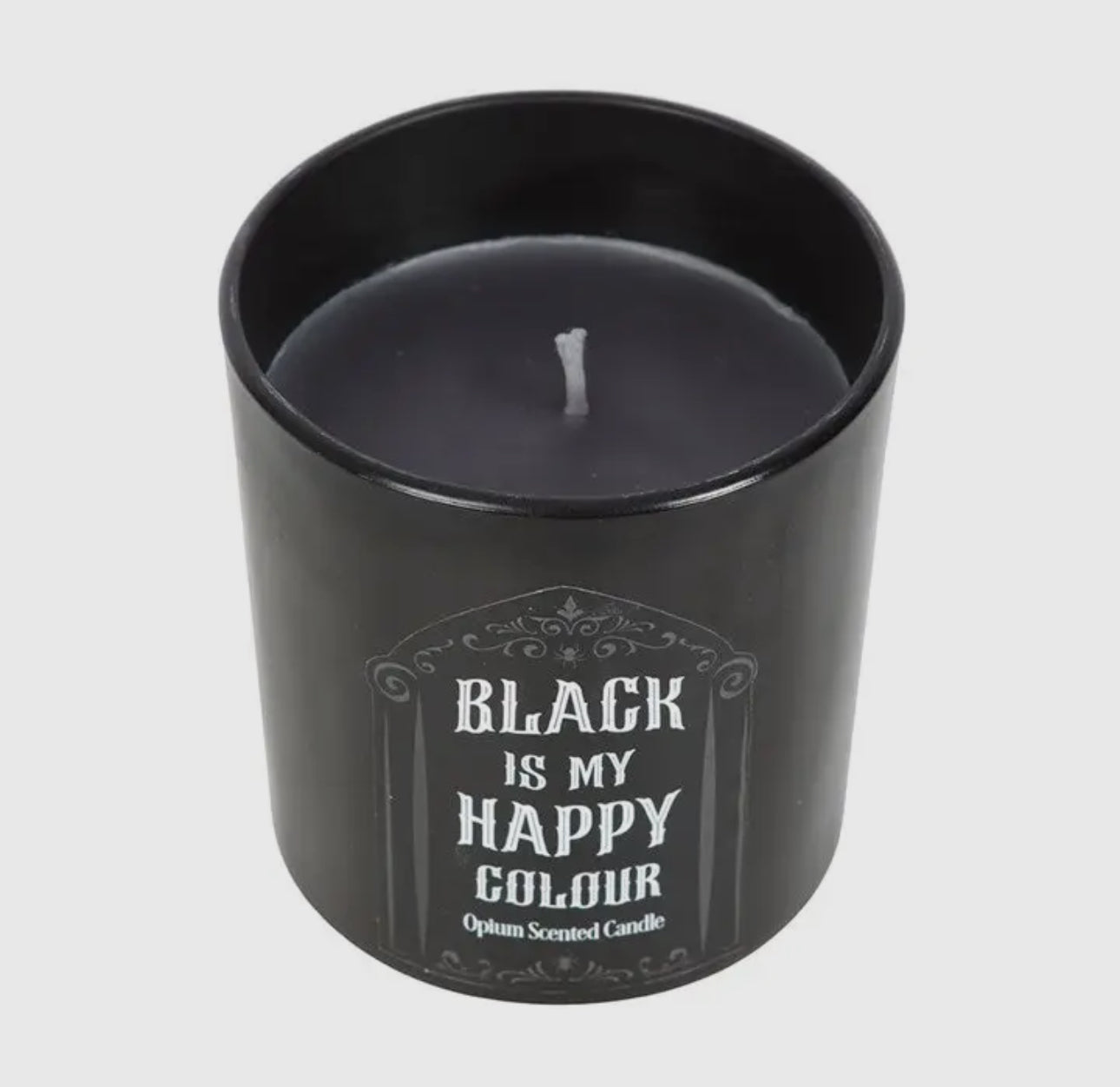 Gothic Black is My Happy Colour Opium Candles