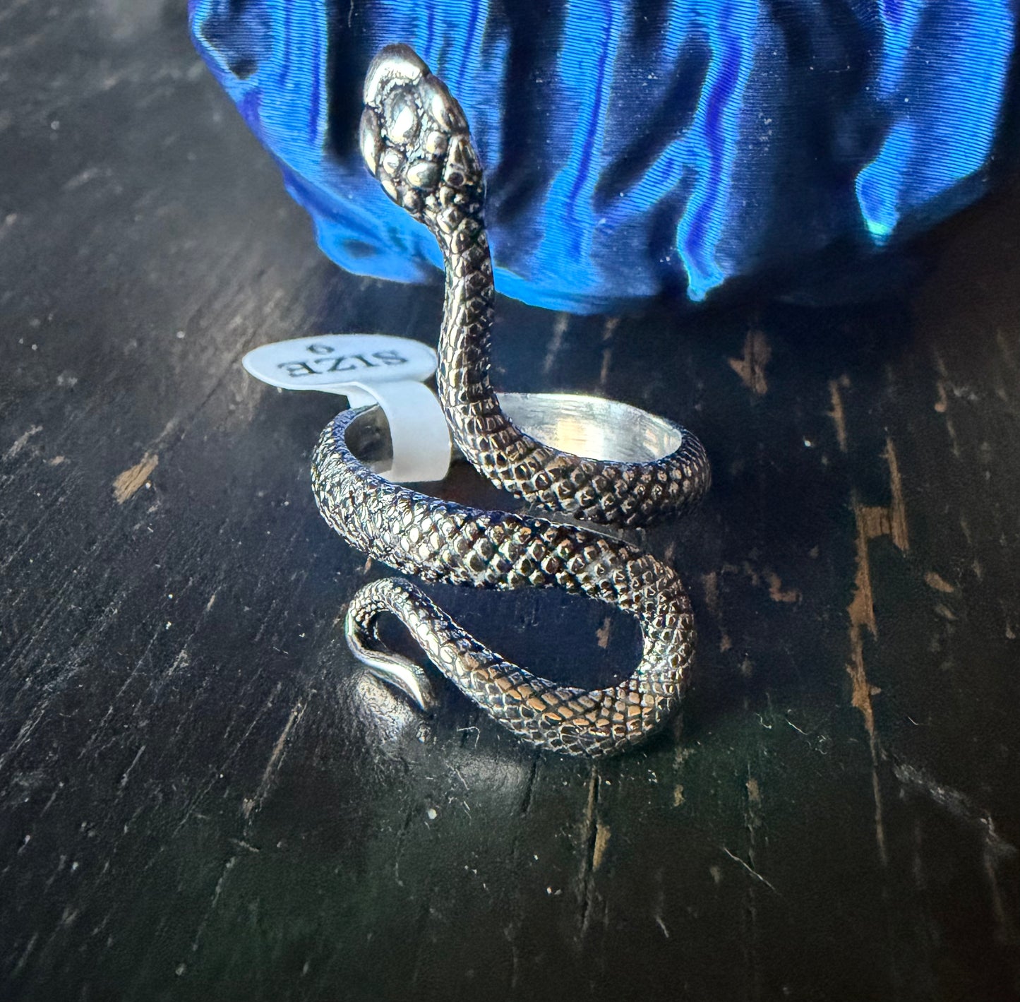 Stainless Steel Coiled Snake Ring