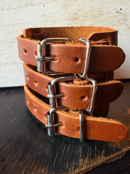 3-Buckle, 2.75-inch-wide Cuffs