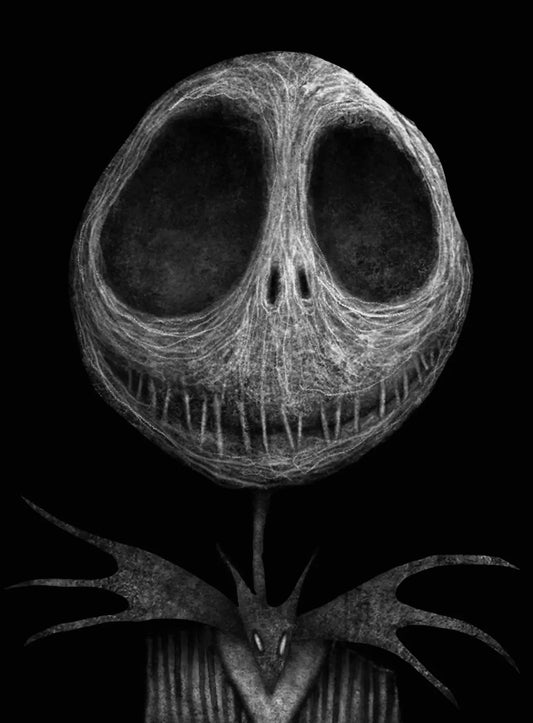 5" x 7" Nightmare Before Christmas Jack Creeptoons Print