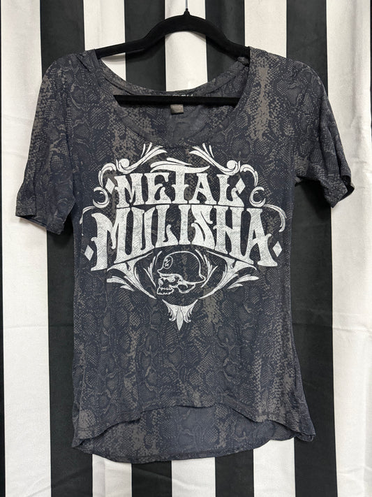 Y2K Metal Mulisha- Burnout High Low- Medium