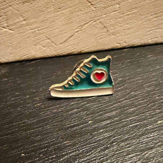 Teal Converse Pin