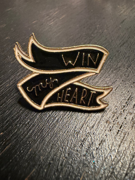 Win My Heart Ribbon Pin