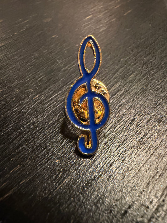 Treble Clef Pin