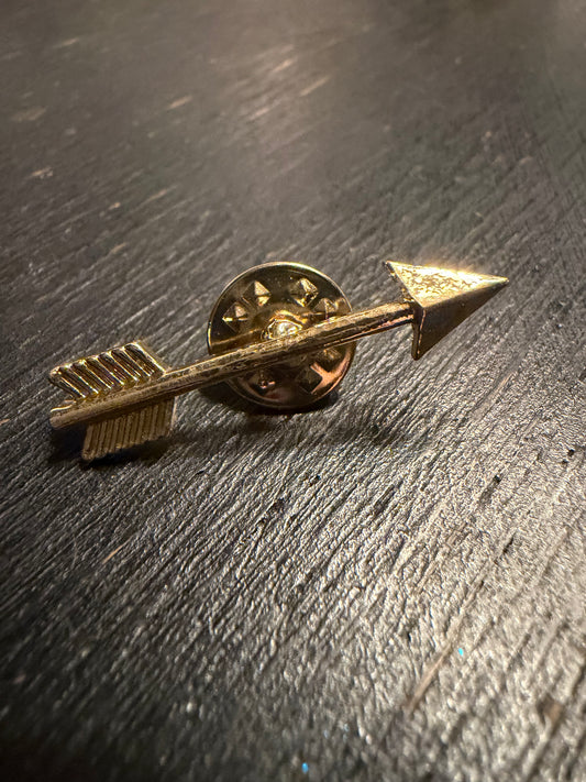 Gold Arrow Pin