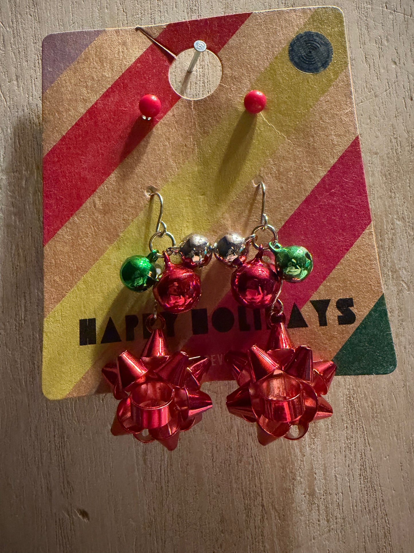 Happy Holidays 3-Pack of Earrings