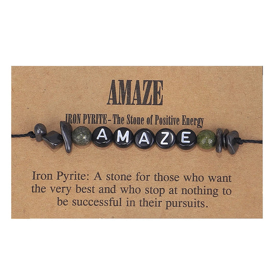 "Amaze" Iron Pyrite — The Stone of Positive Energy Necklace