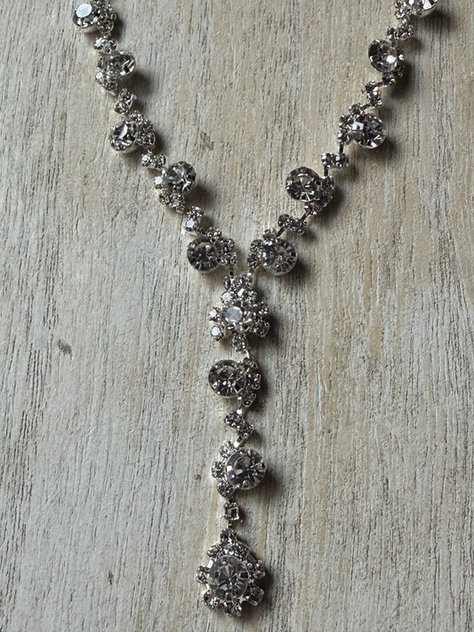 Shiny Statement Piece Necklace and Earrings Set