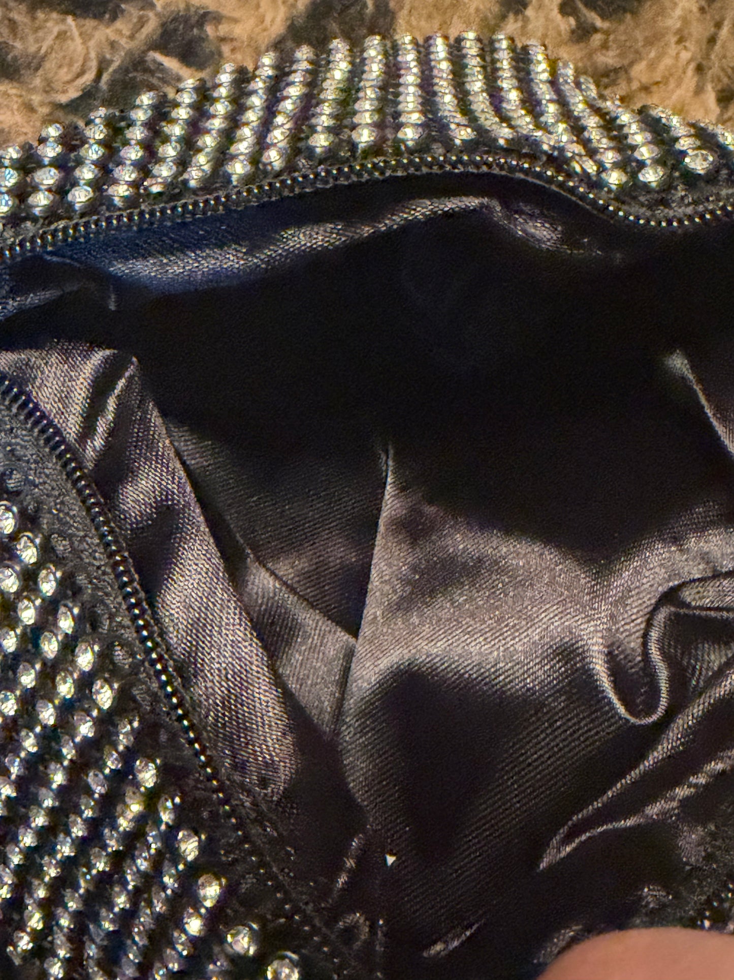 Rhinestone / Crystal Evening Wristlet Clutch