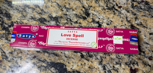 Satya Incense — Love Spell (Box of 15)
