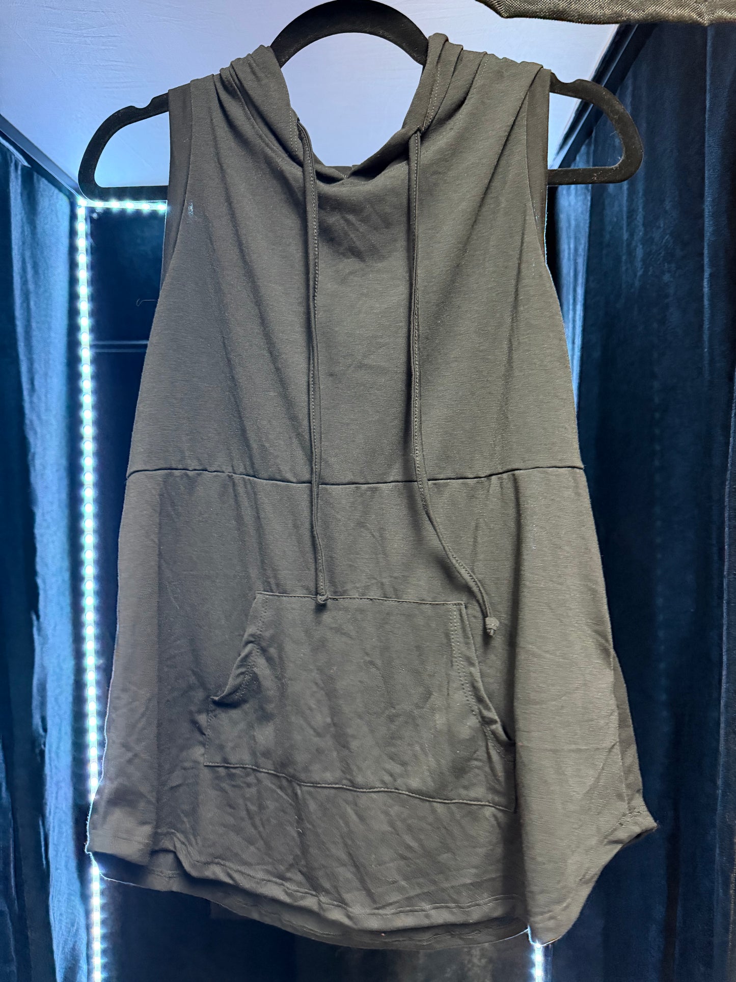 Lularoe Brittany Solid Black Top- Size XS