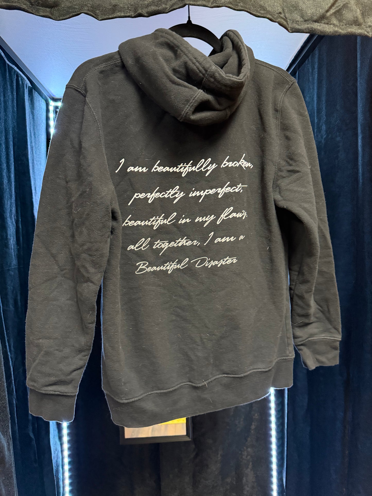 Beautiful Disaster Hoodie- Size Med