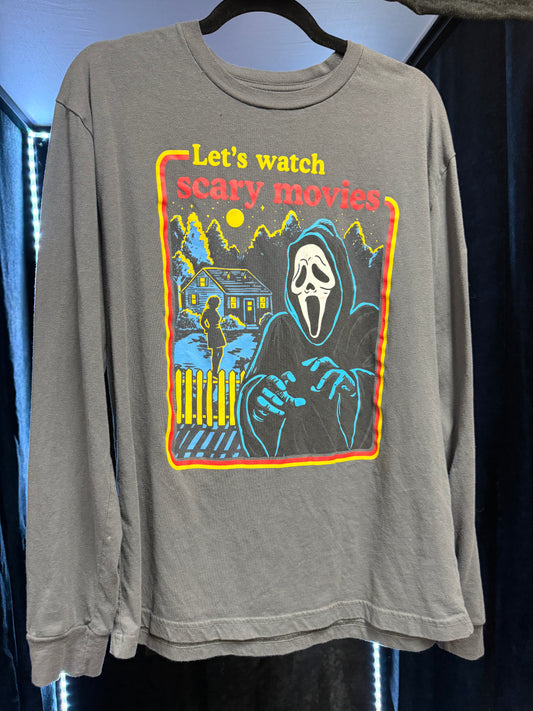GhostFace Long Sleeve Scary Movie-Size Large