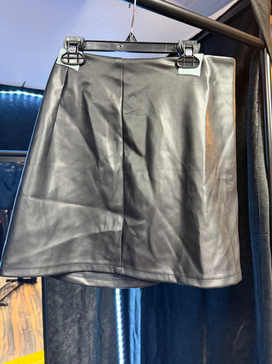 Faux Leather Skirts - Size Medium