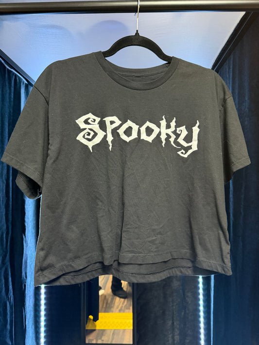 Spooky Crop Top- Vampire Freaks- Size L/XL