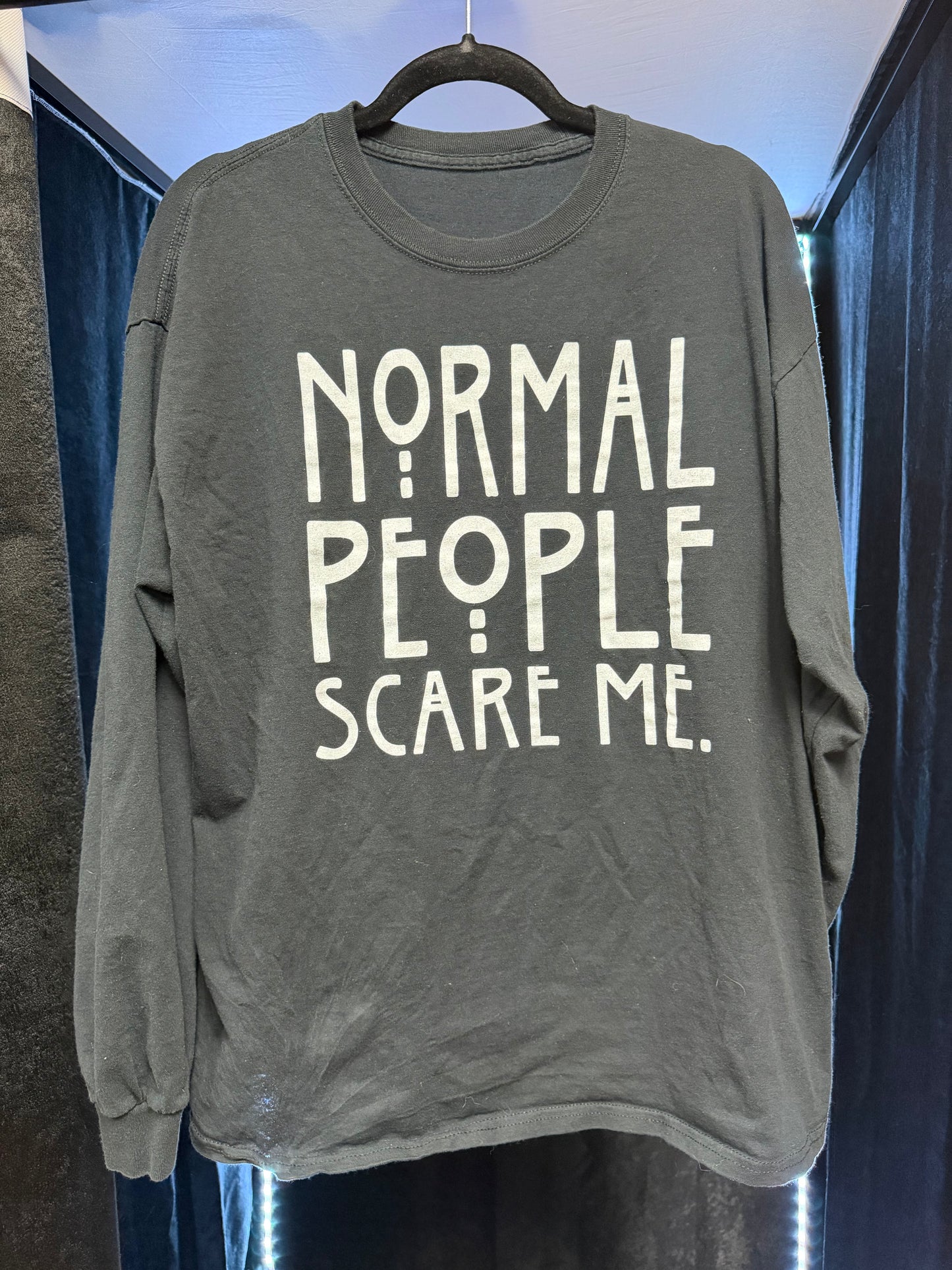 Normal People Scare Me Long Sleeve -Size XL