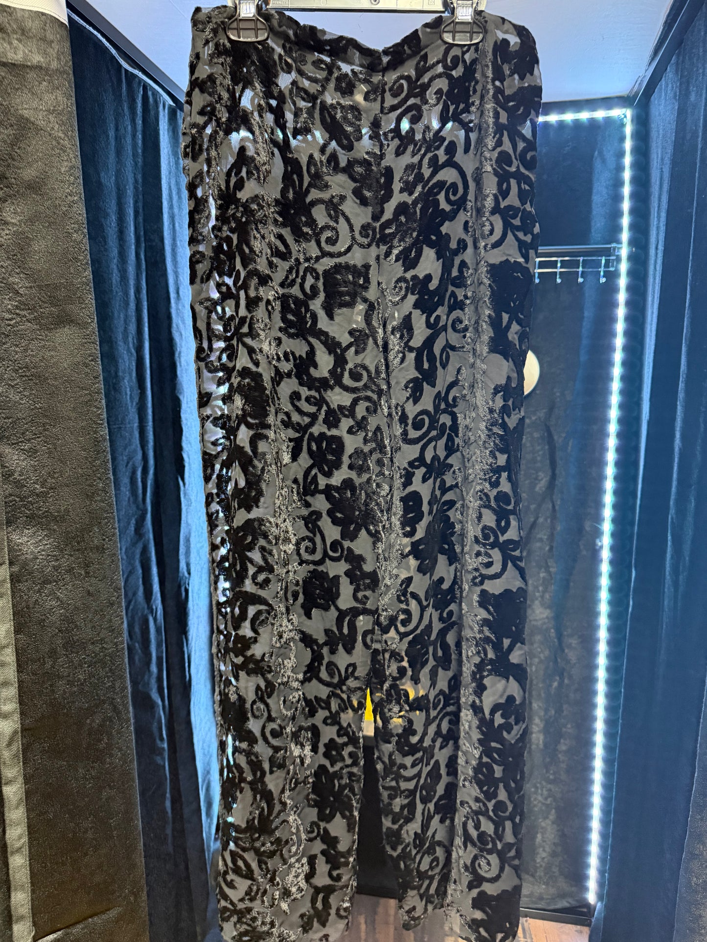 Sheer Velvet Pants- Size Med