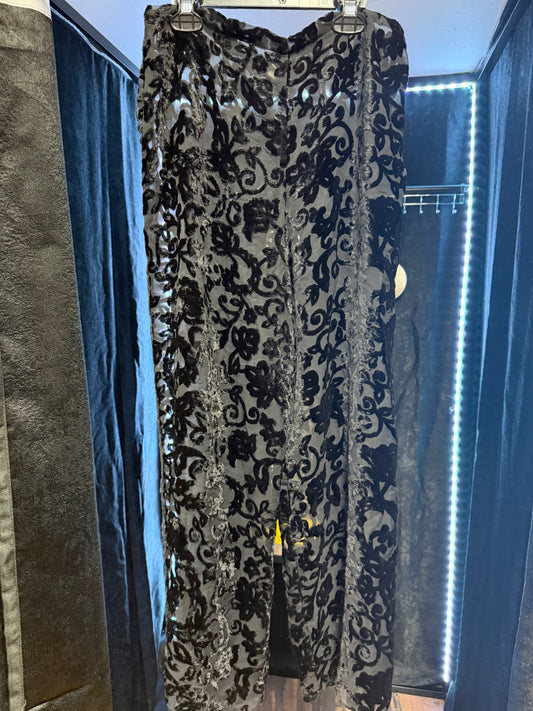 Sheer Velvet Pants- Size Med