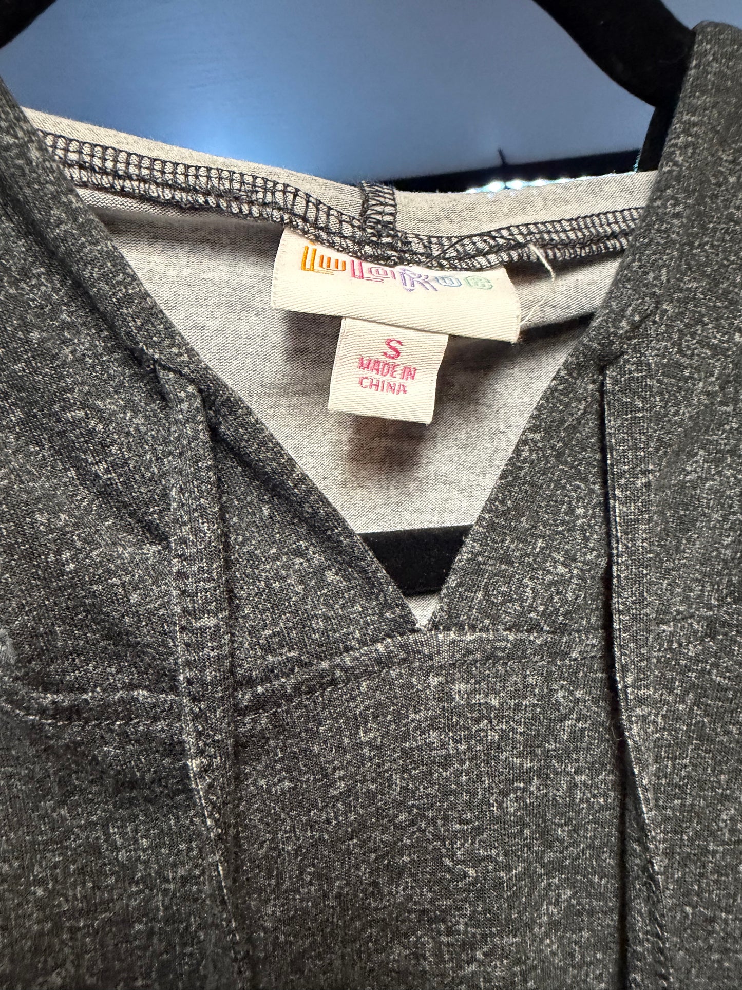 Lularoe Brittany- Size S- Heathered Grey