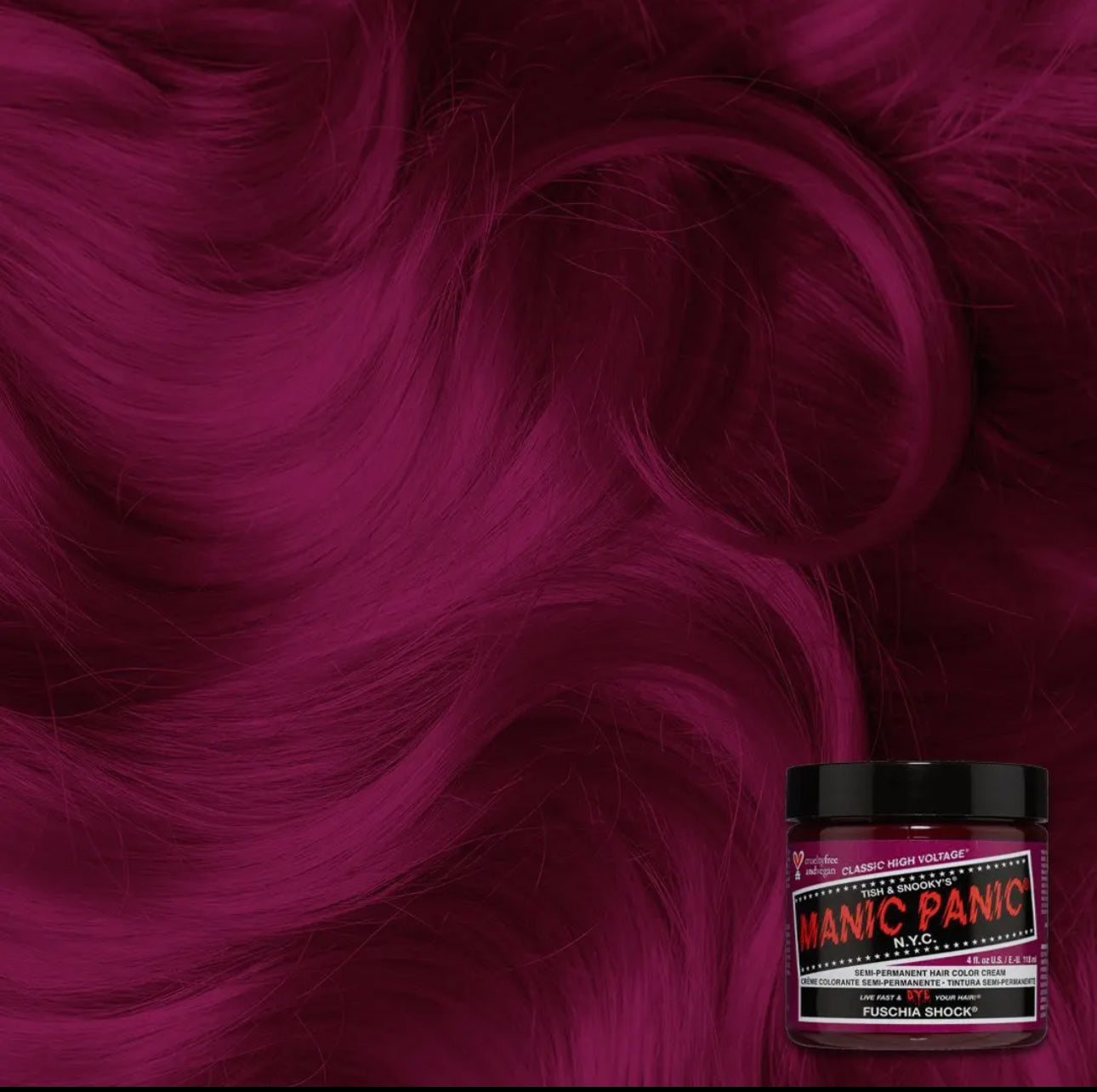 Fuschia Shock- Classic High Voltage- Manic Panic