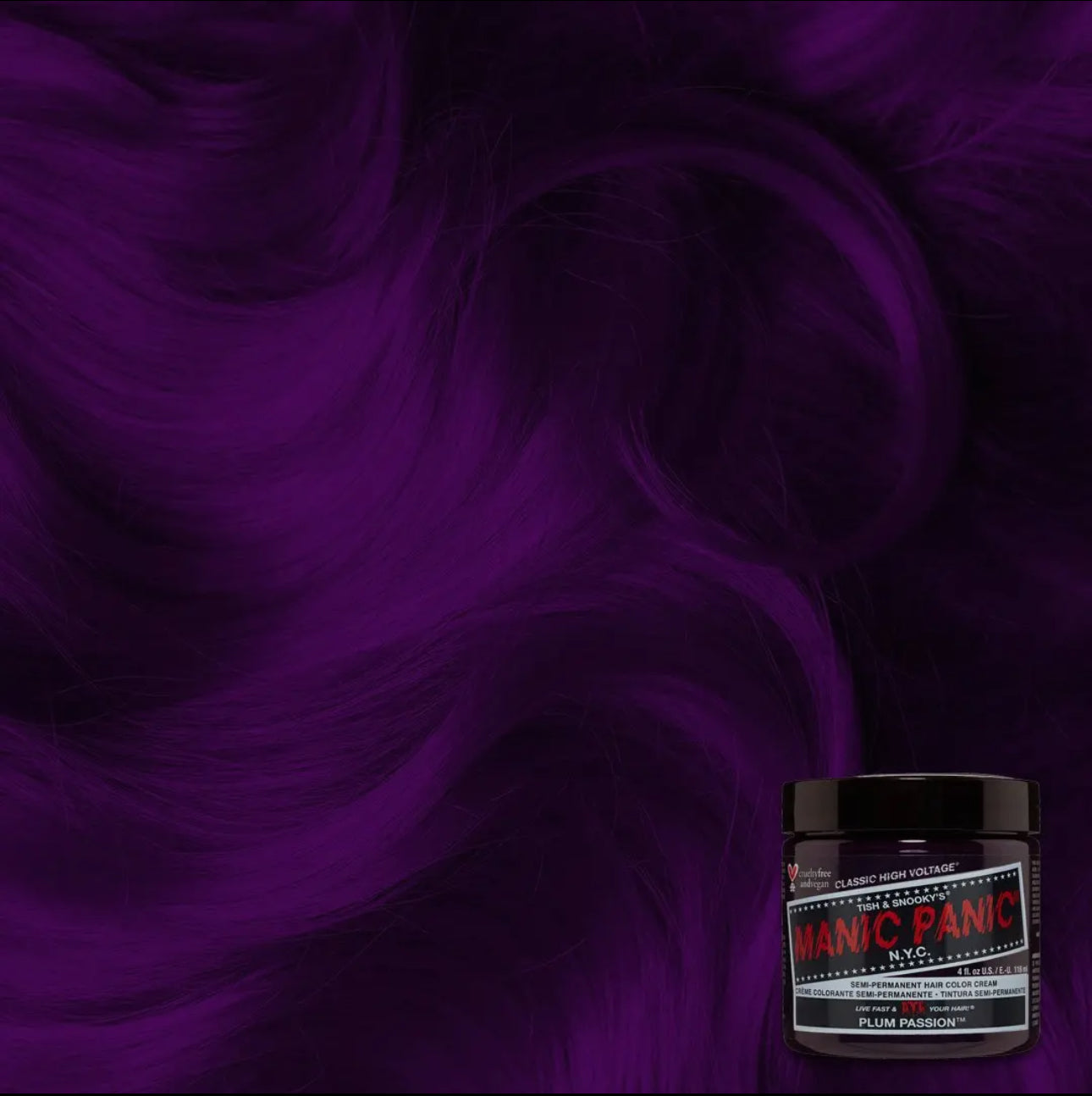 Plum Passion - Classic High Voltage- Manic Panic