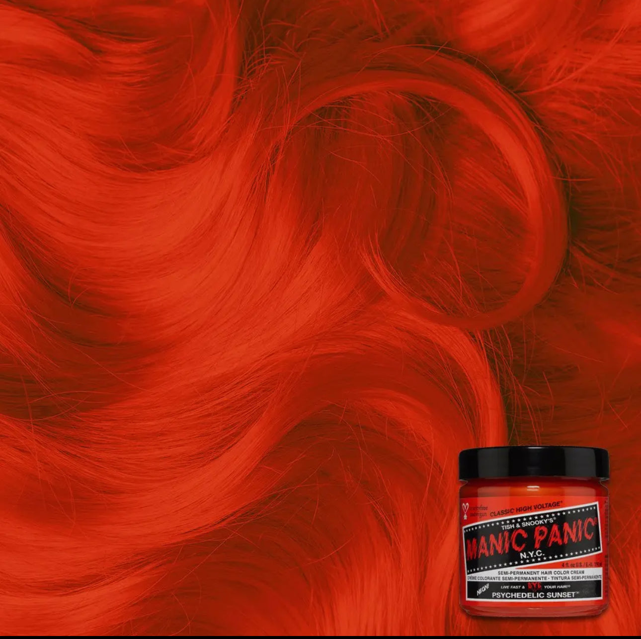 Psychedelic Sunset- Classic High Voltage- Manic Panic