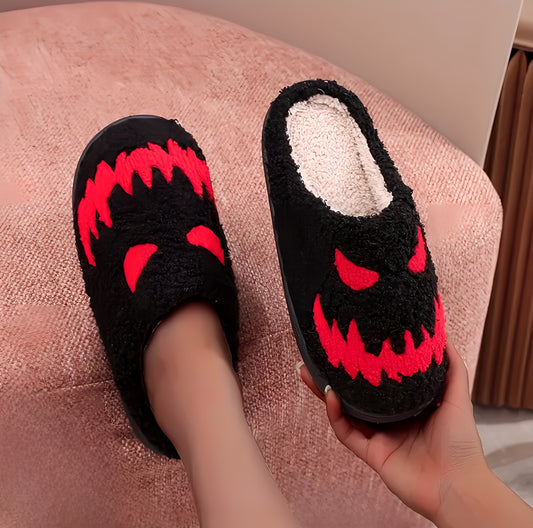 Evil Face Slippers