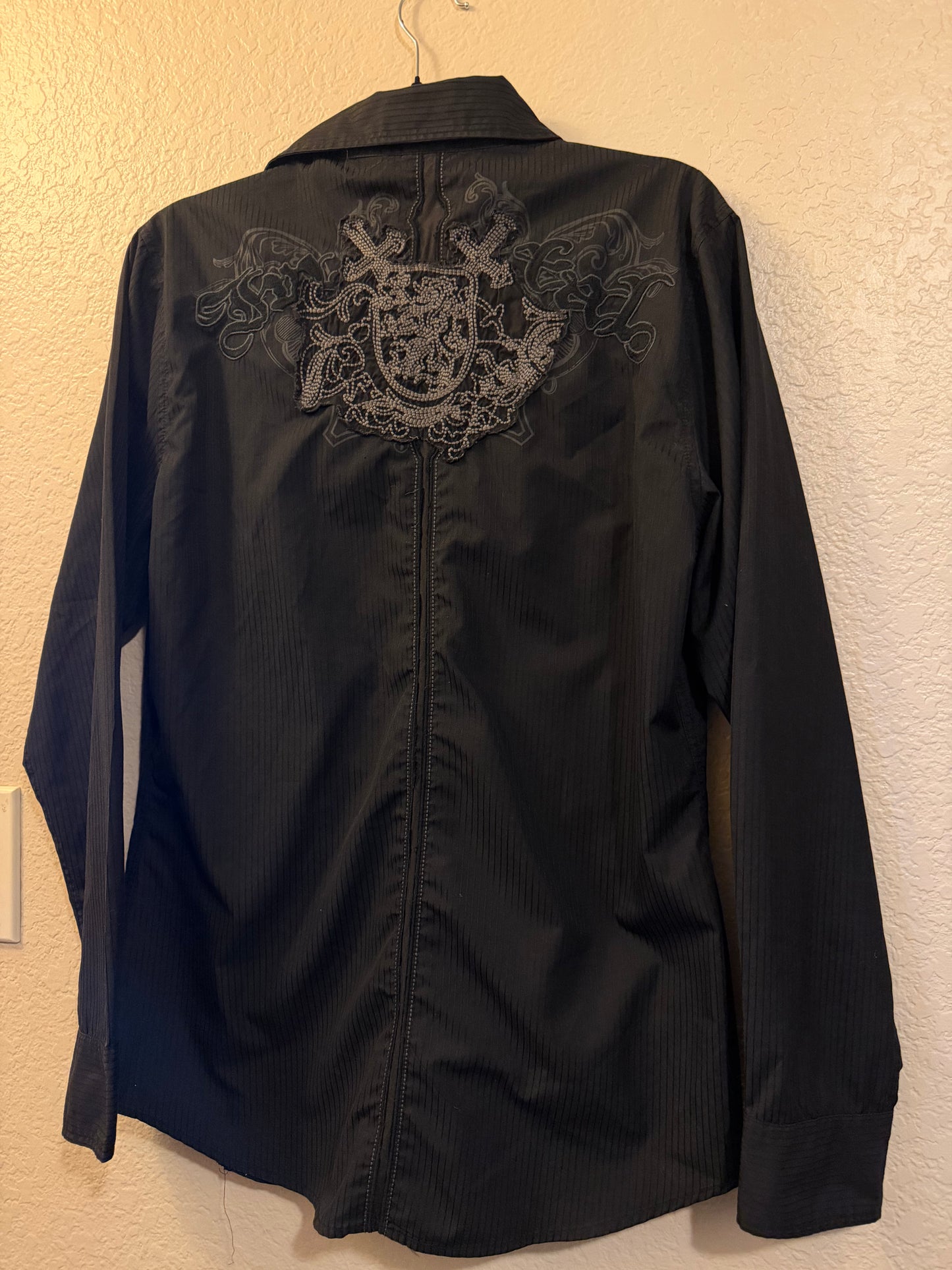 Smash- Mens Small Gothic Button Up