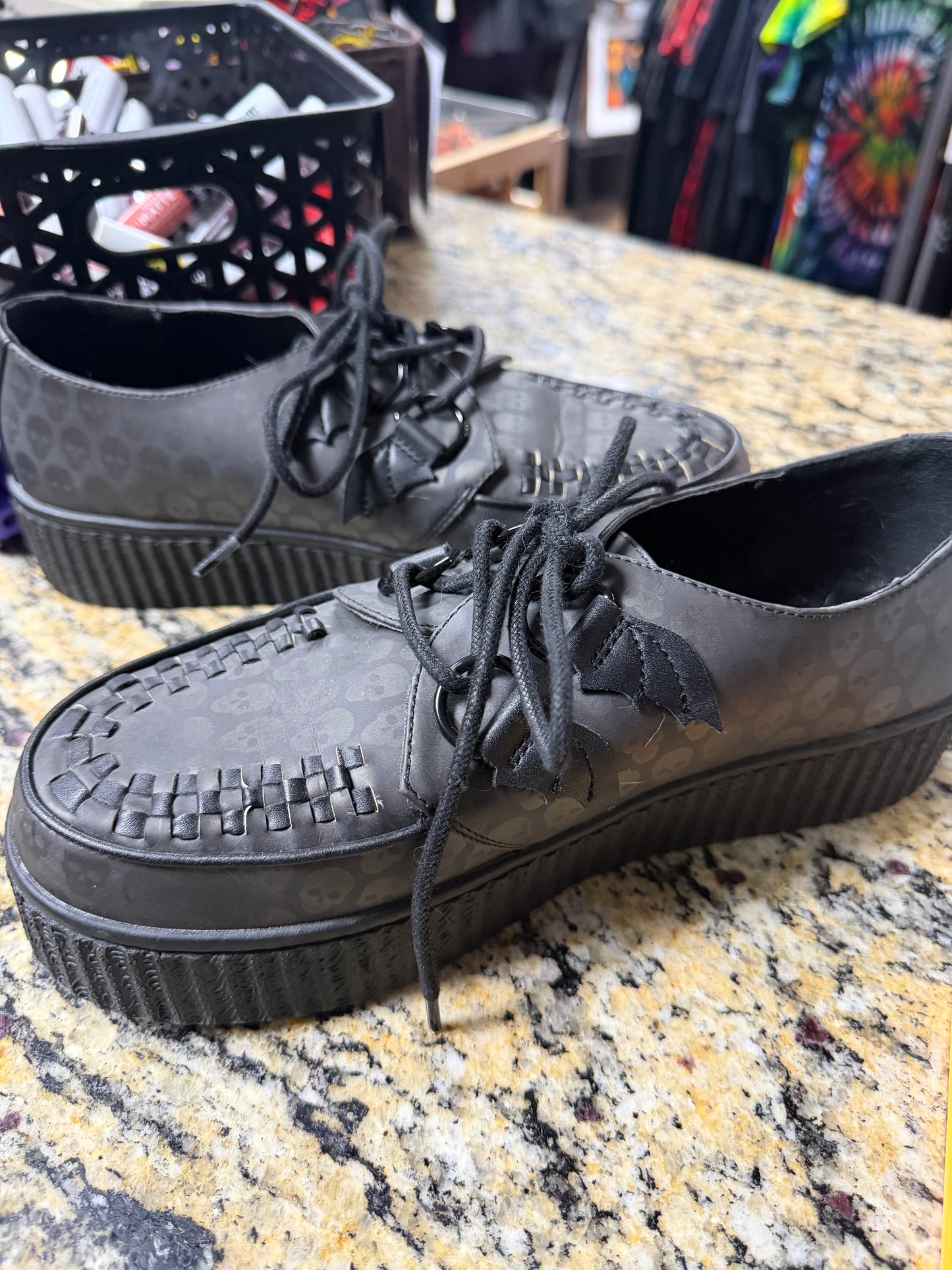 Strange Cvlt Krypt Bat Shoes- Size 9