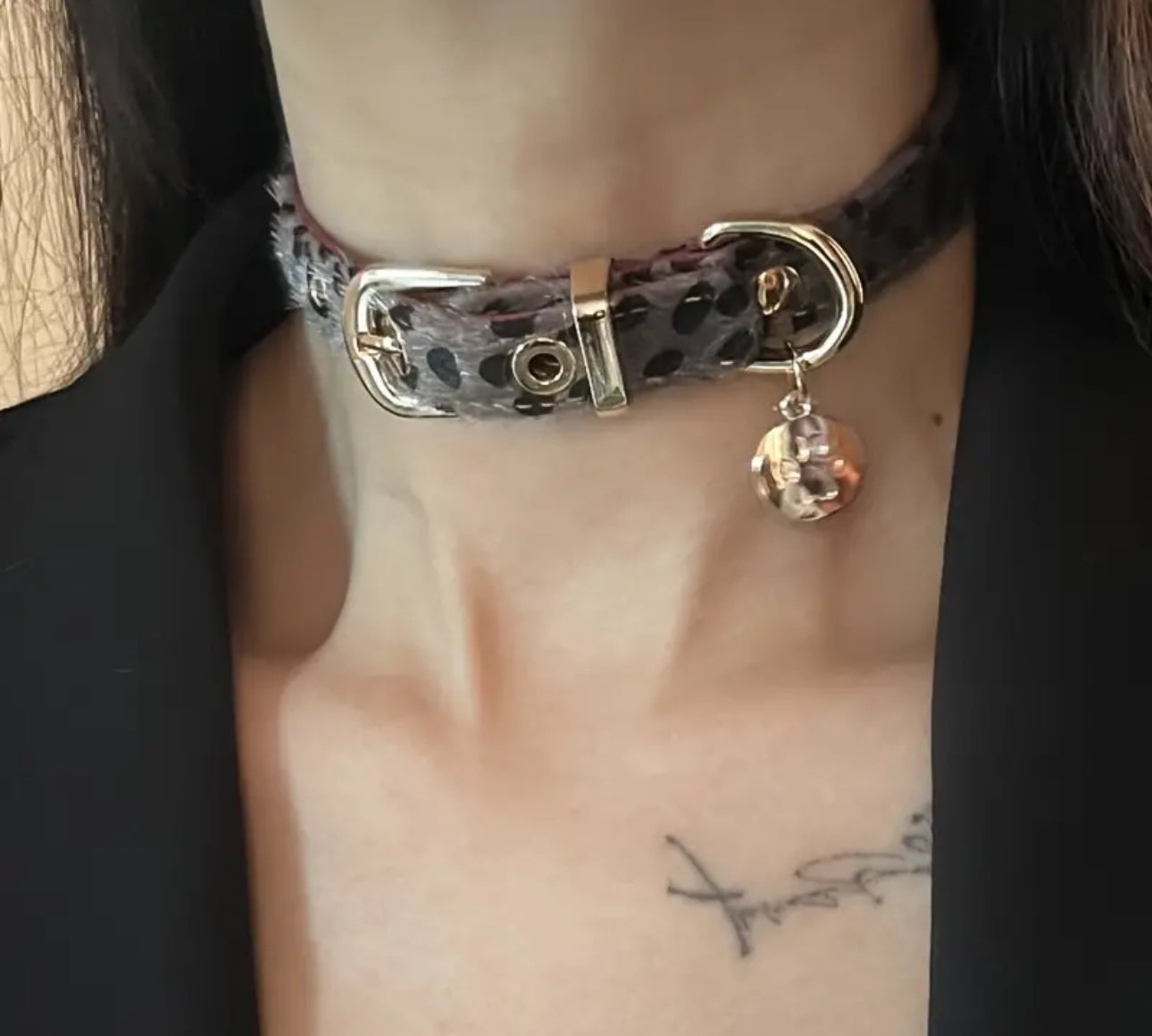 Cat Collar Leopard Chokers